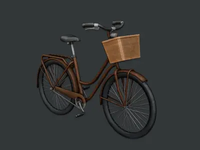 Dutch Style Bicycle 3D model