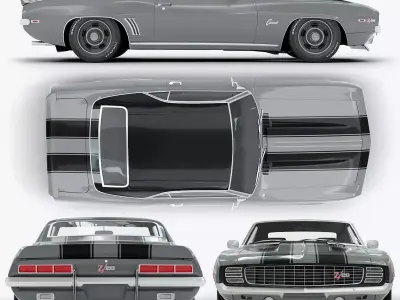 Chevrolet Camaro 1969 3D model