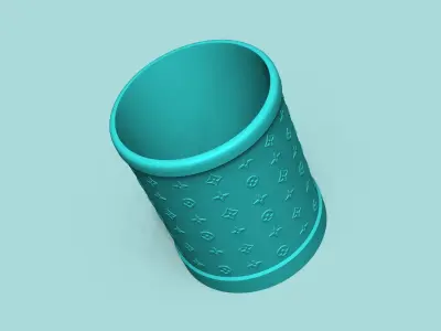 Vase 23 Louis Vuitton - Simple Plant Pot - Home Decor 3D print model
