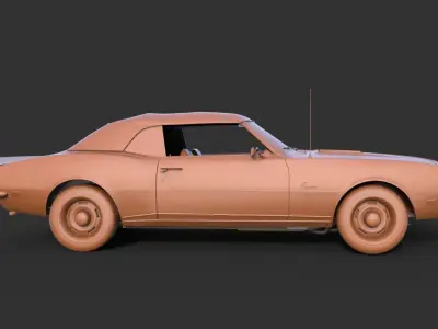 Chevrolet Camaro SS 1968 3D print model