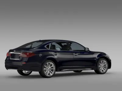 Infiniti Q70 Hybrid L  Y51 2017 3D model