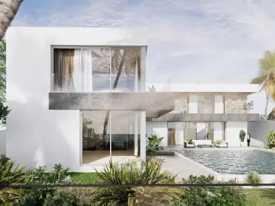 Modern Tropical Luxury Villa 3D model
