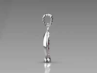 The Pomegranate jewelry gold Pendant Design model jp0032 3D print model