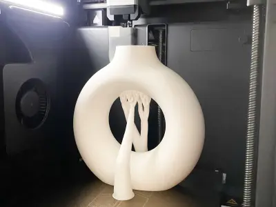 Donut Vase Boho Style 2 Size 3D print model