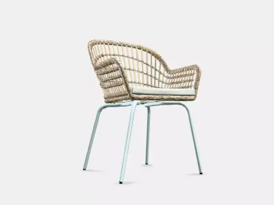 NILSOVE - NORNA Chair with chair pad Low-poly 3D model