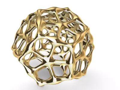 Christmas Ball Decoration and Interior Decor 3D print model