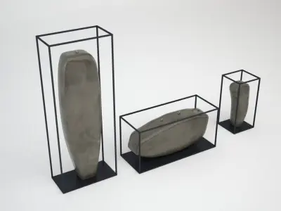 Decorative Outdoor Oil Lamps 3D model