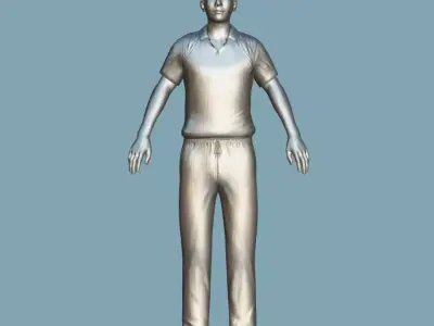 A-P Rigged Jasprit Bumrah 3D model