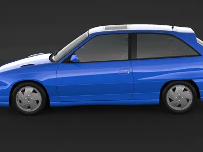 Opel Astra GSI 3D model
