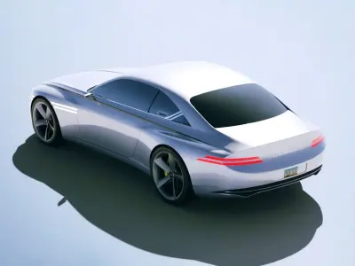 Genesis EV X Concept 2021 3D model