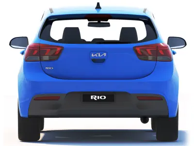 Kia Rio hatchback 2023 3D model