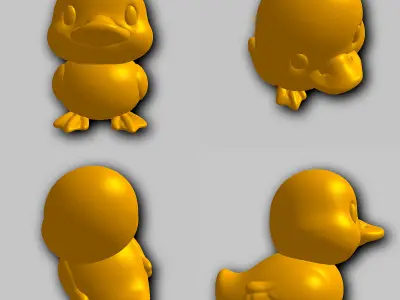 Duck - Kawaii Animals Collection 3D print model