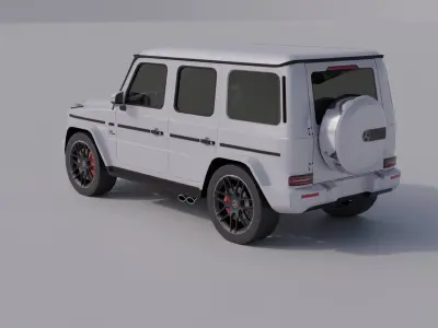 Mercedes-Benz G63 AMG Low-poly 3D model