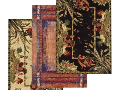 Rug Set 1844 3D model