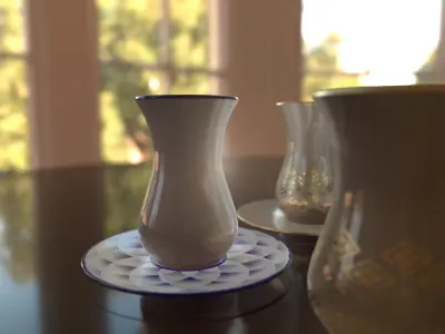 Tea Cup Free low-poly 3D model