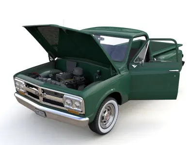 GMC C10 PICKUP STEPSIDE 1968 3D model