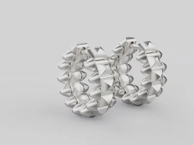Clash Earrings 91288 3D print model