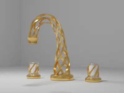 Spiral Art Faucet Free 3D model