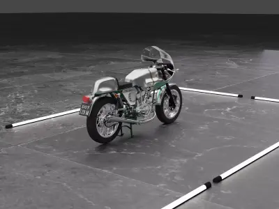 Ducati 750 Imola Low-poly 3D model