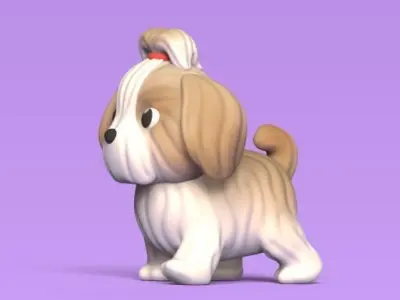 Dog Shih Tzu 3D print model