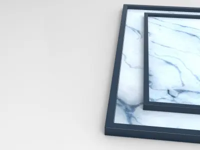 Rea Tray Low-poly 3D model