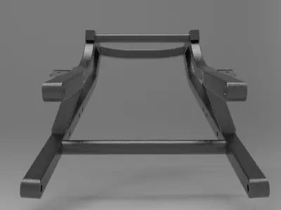 TELAIETTO POSTERIORE APRILIA RSV1000 OLD 2000 post frame 3D model