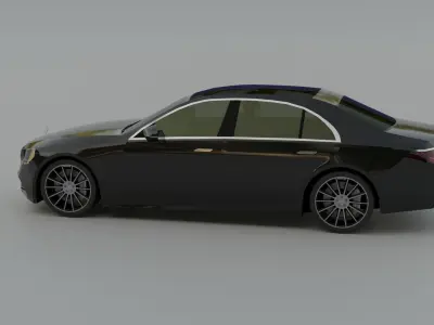 Mercedes-Benz S-Class W223 Low-poly 3D model