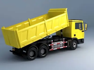 truck dump 3D model get