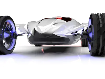 Space Model X 3D model