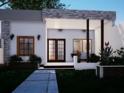 Small villa house  3D model