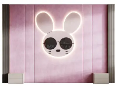 Kids-wall-panel-01 3D model