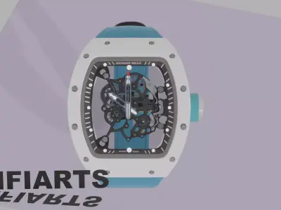 Richard Mille RM055 Bubba Watson 3D model