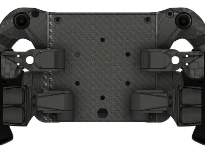 Mercedes-AMG F1 Steering Wheel 3D Model STL W14 SimRacing Wheel  3D print model