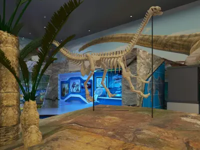 Spinosaurus Low-poly 3D model