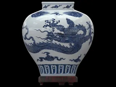 Ming vase 3D model
