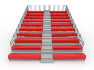 Bleachers 54 3D model