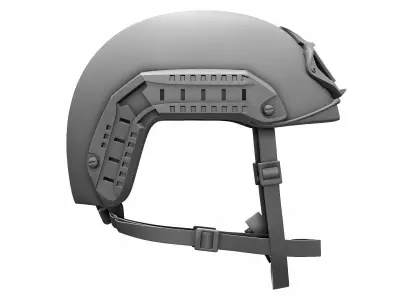 Ops Core Fast Ballistic Helmet - High Poly 3D model