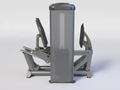 FUSE XL LEG PRESS - Professional 3D Gym Model Low-poly 3D model