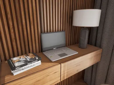 HQ ArchViz Bedroom Vol 1 Low-poly 3D model