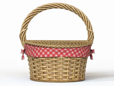 Picnic Basket 3D model