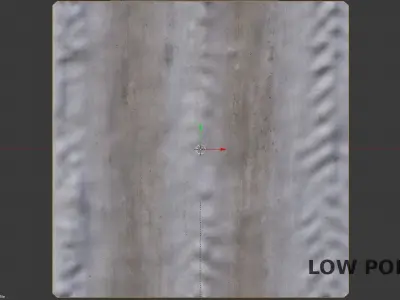 Snow Road Tile for Unreal Engine 4 Low-poly 3D model