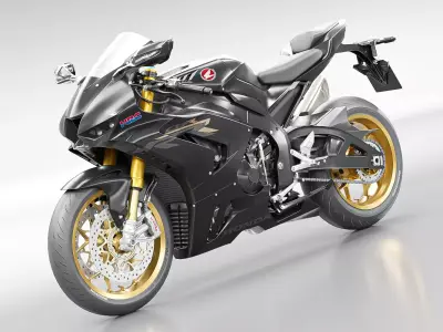 HONDA CBR 1000 RR-R FIREBLADE SP 2022 Low-poly 3D model