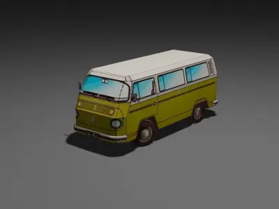 Volkswagen bus 3D model