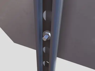 Stop Sign Traffic Sign Low-poly 3D model