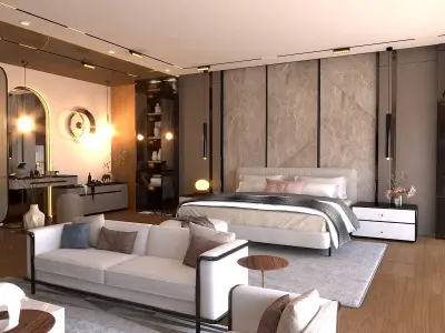 royal bedroom  3D model