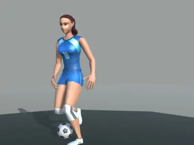 Sports Avatars Rigged  3D model