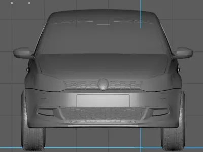 CAR  POLO GT 3D model