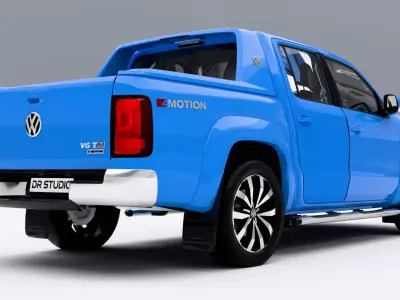Volkswagen Amarok V6 2017 Low-poly 3D model