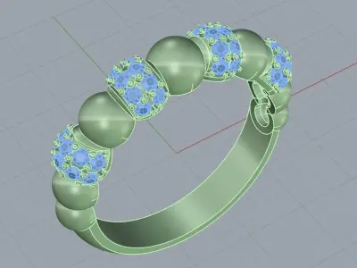 Twila True Ring 3D print model