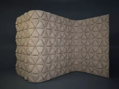 04 FRANGIPANI RELIEF Low-poly 3D model